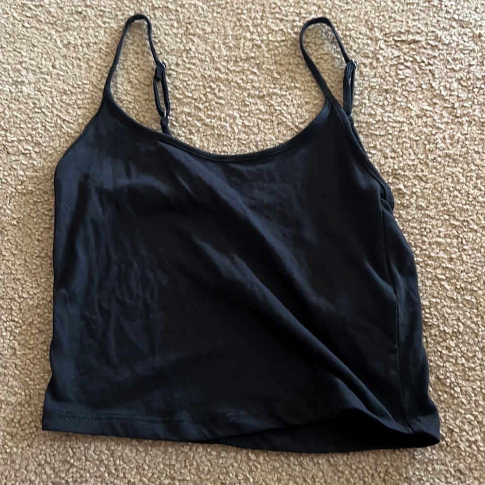 Black, Baby tee tank top, Size Small, Brand: Hollister